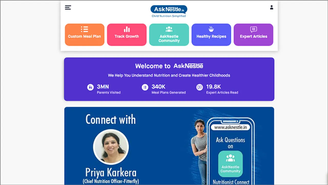 Nestlé India launches AskNestlé2.0 website, to educate consumers about balanced nutrition through content