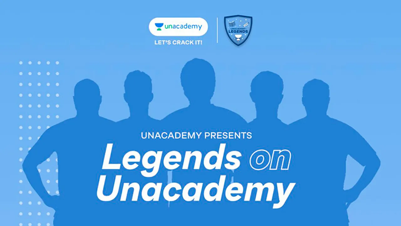 Unacademy launches ‘Legends on Unacademy', an initiative that brings legends from different industries to teach life lessons through ‘Live Classes'