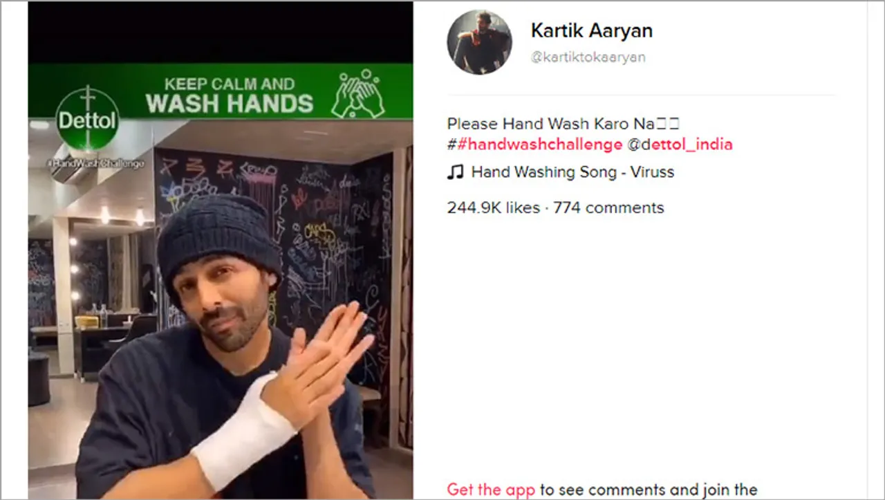 Reckitt Benckiser brand Dettol's TikTok initiative #HandWashChallenge garners 18 billion views in a week