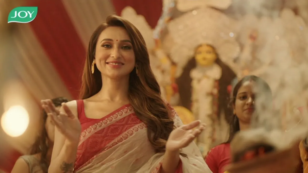 Joy Personal Care's Durga Puja music video features Mimi Chakraborty