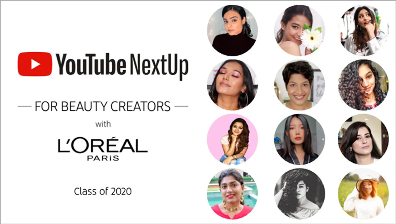 L'Oréal Paris and YouTube announce 12 beauty content creators as winners of NextUp For Beauty Creators 2020