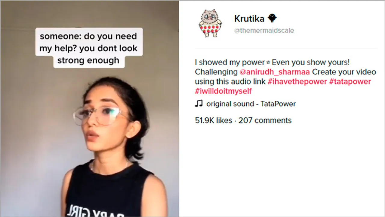 How Tata Power is using TikTok to influence millennials and GenZ as part of #IHaveThePower initiative