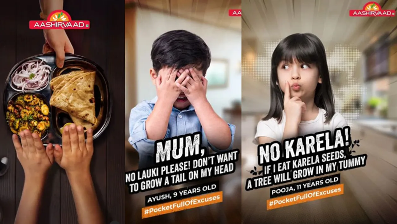 Aashirvaad collaborates with influencer mothers to combat excuses children make for not finishing meals
