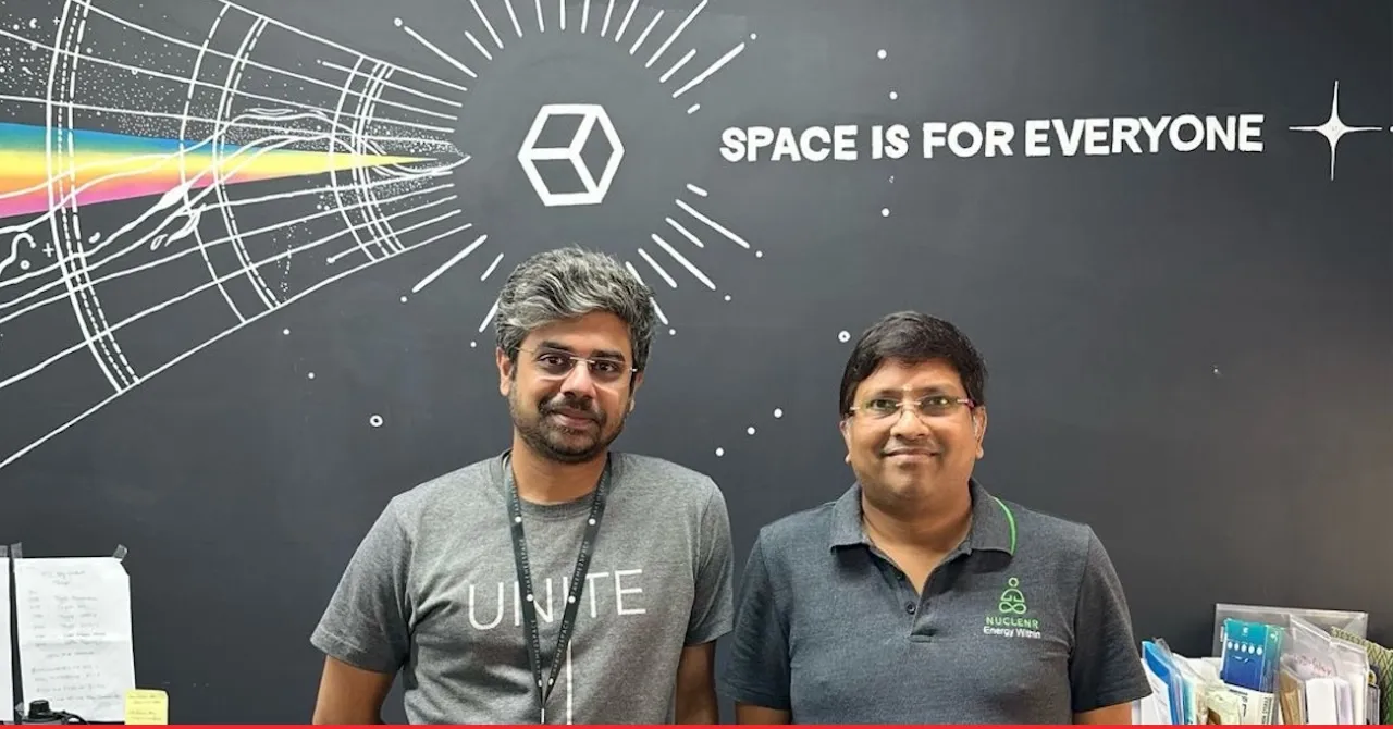  LtoR-Ronak Kumar Samantray, Founder of TakeMe2Space and Siddhartha Durairajan Hylenr Founder and CEO