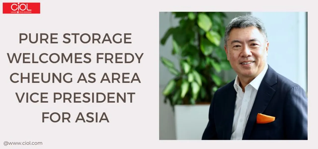 Pure Storage Welcomes Fredy Cheung as Area Vice President for Asia