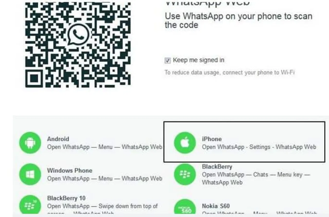 iPhone users can now use WhatsApp on PCs