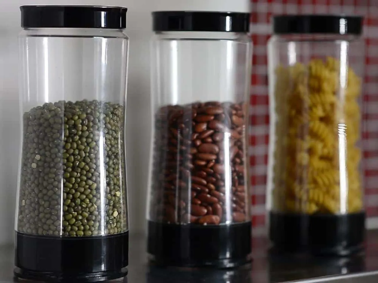 fill a neo smart jar with anything from dry pasta to flax se