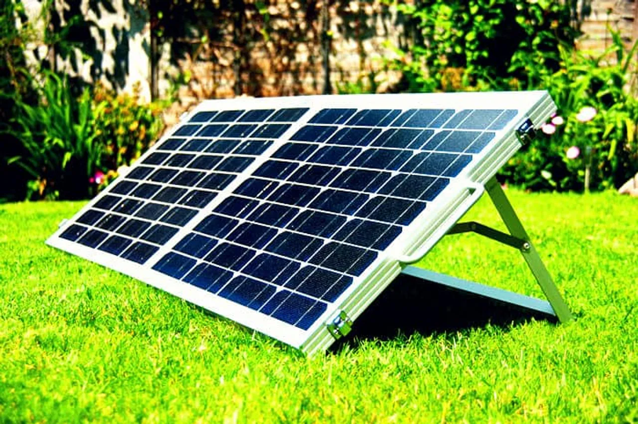 Portable Solar Panels on a Spool