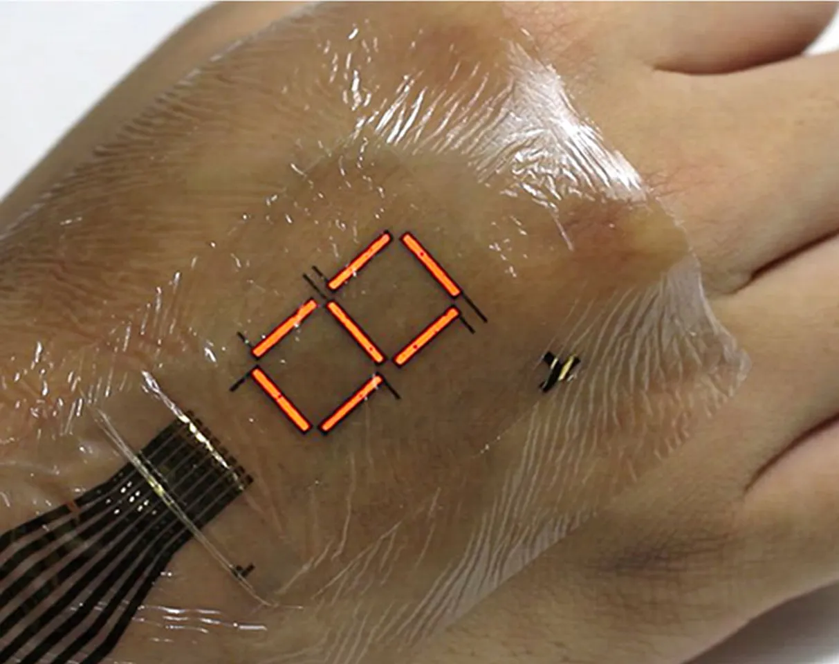 CIOL Wear a watch at the back of your hand with E-skin