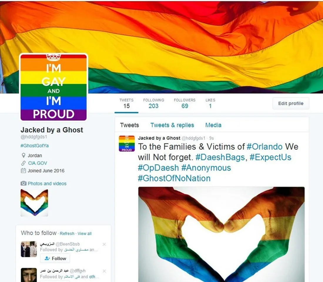 CIOL ISIS Twitter accounts get LGBT makeover by hackers