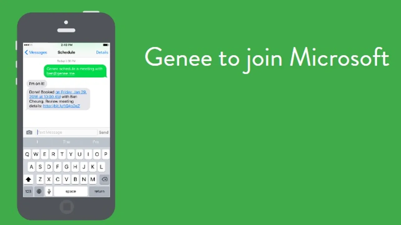 CIOL Microsoft acquires AI startup Genee that automatically schedule meetings