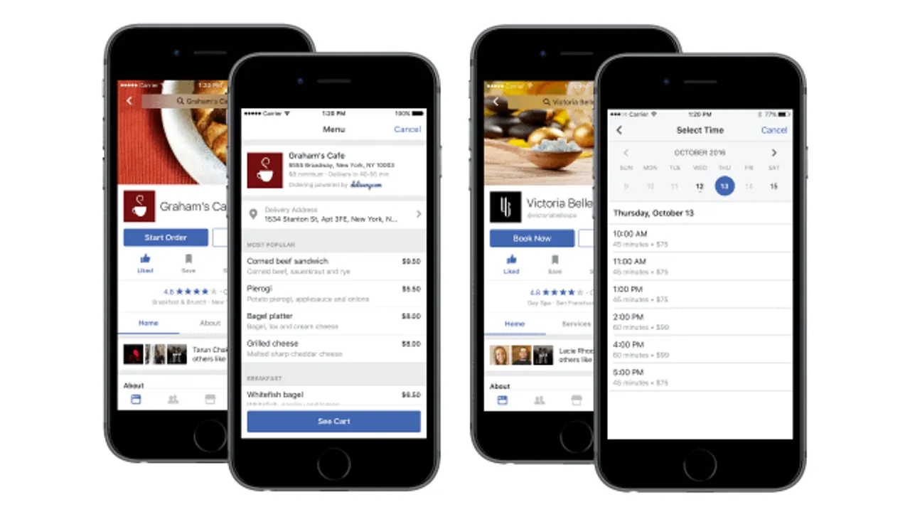 CIOL Facebook now lets you order a pizza or book movie ticket in-app