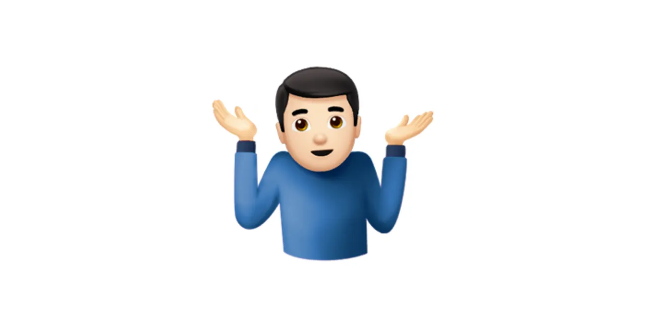 ios shrug emoji e