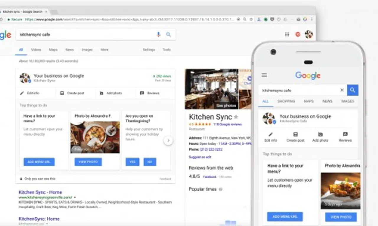 Google lets you edit business listings from the Search itself