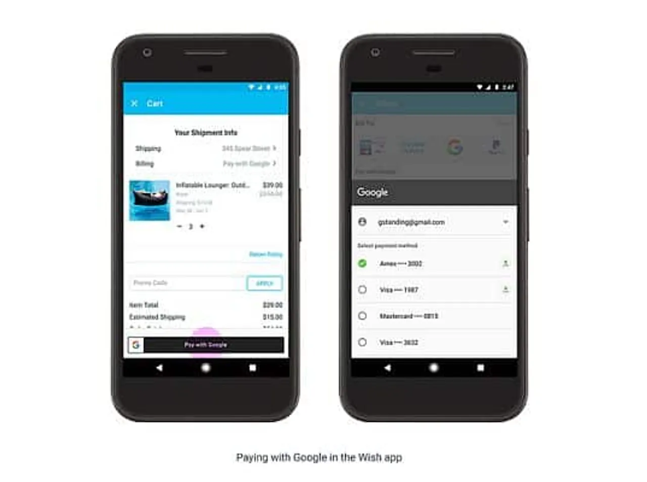'Pay with Google' arrives on Android to fasten the checkout process