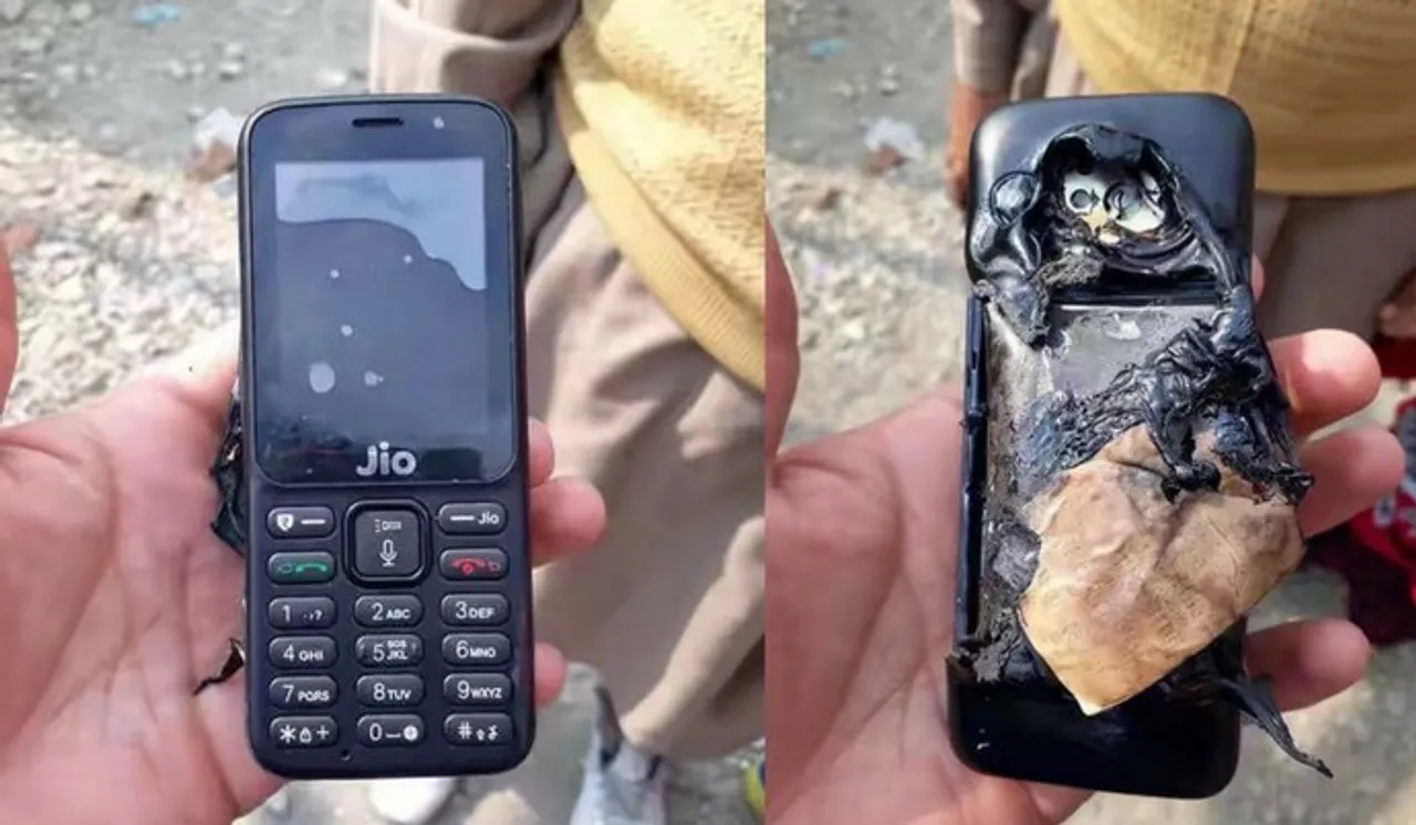 Reliance Jio 4G phone explodes while charging