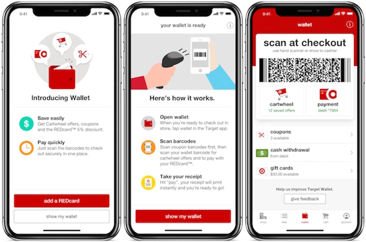 Target launches mobile wallet in its ANdroid and iOS apps