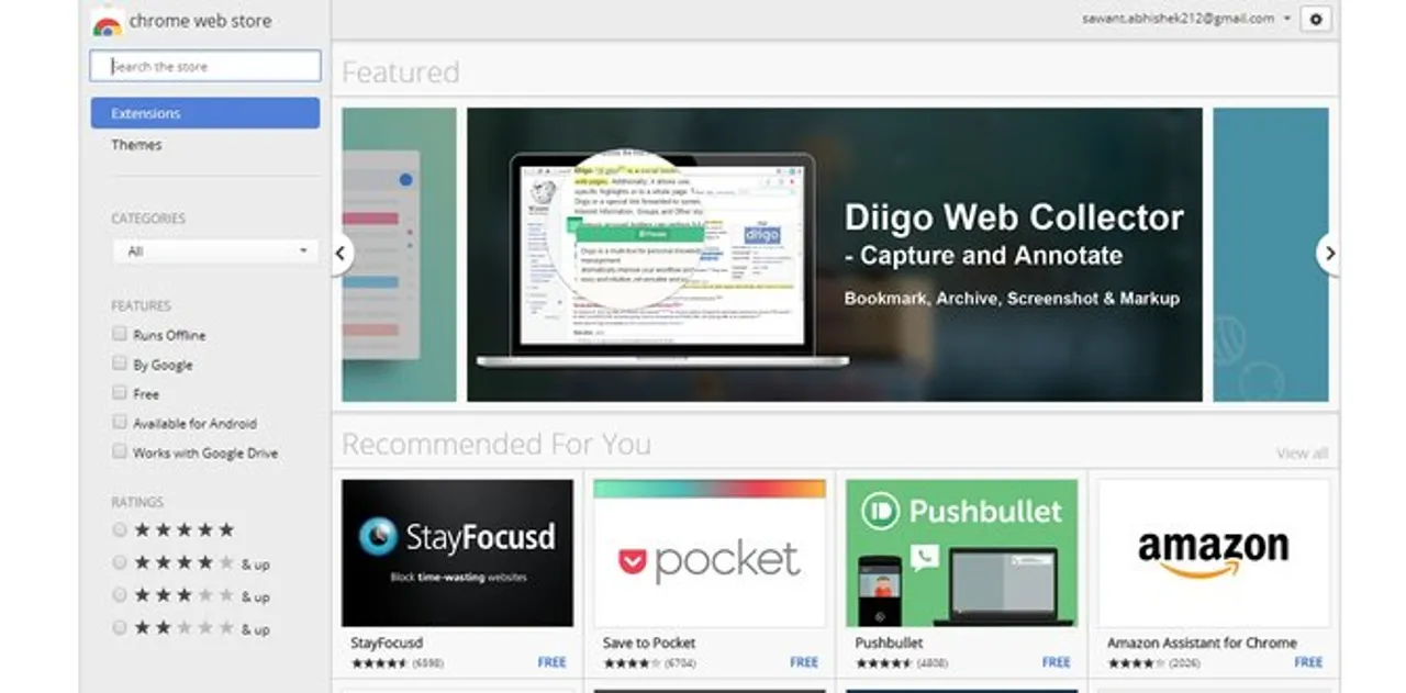 Google removes "Apps" section from Chrome Web Store