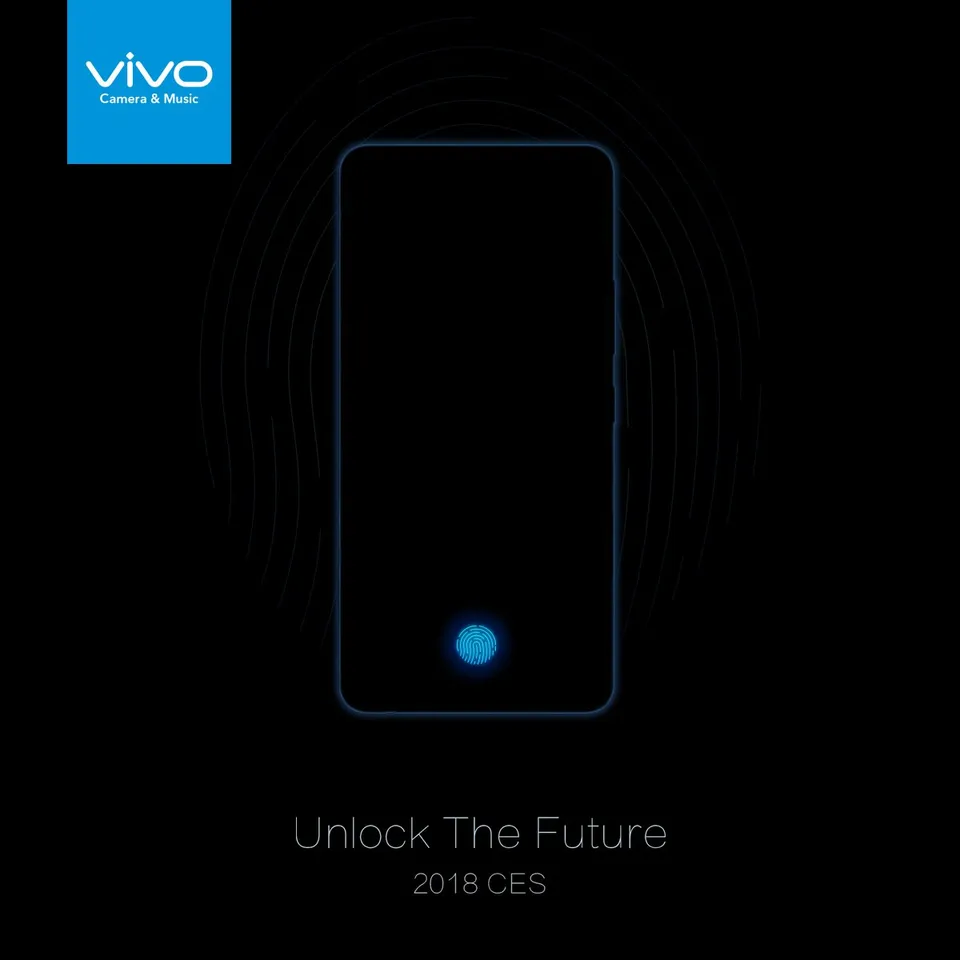 Vivo unveils world's first in-display fingerprint scanning smartphone at CES'18