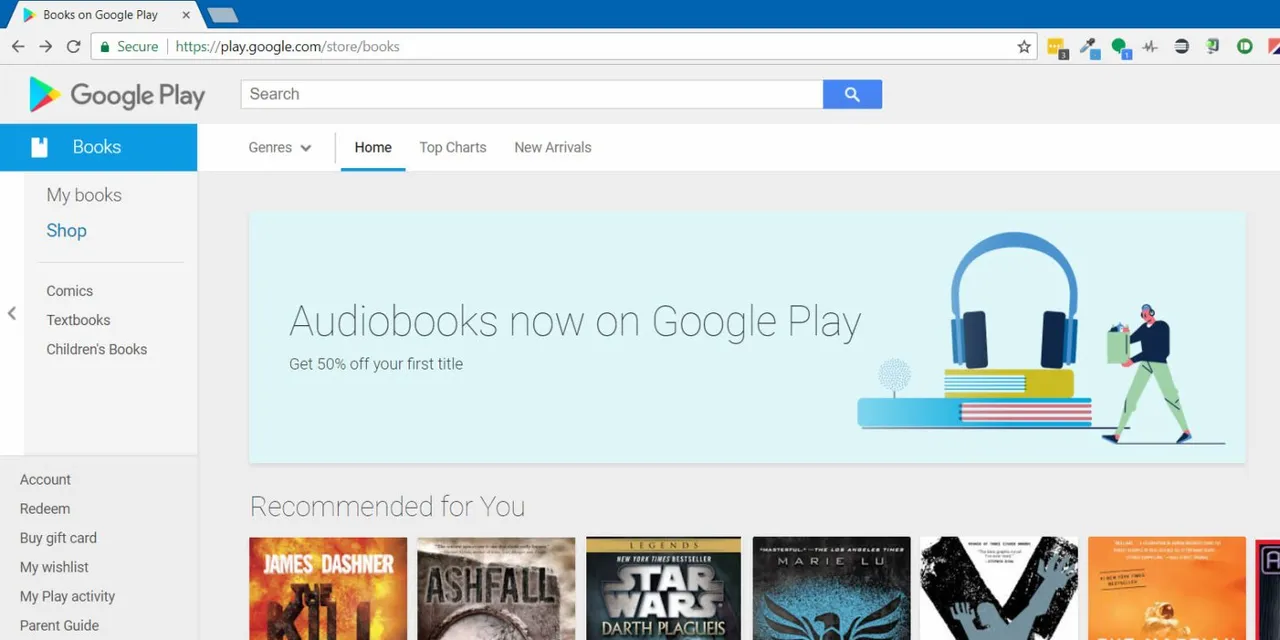 Google Play rolls out new features on audiobooks