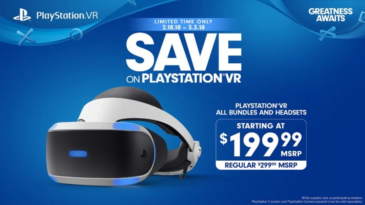 Sony drops Playstation VR price as low as $200 for two weeks