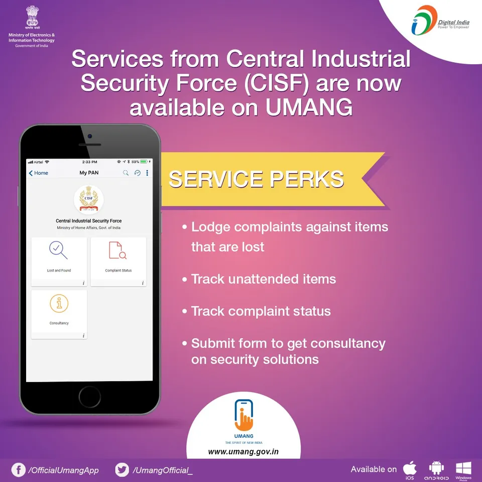 Now track your items lost at airports using Umang app