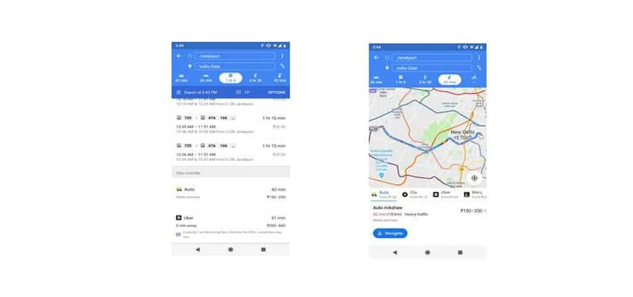 Google Maps now supports auto rickshaws