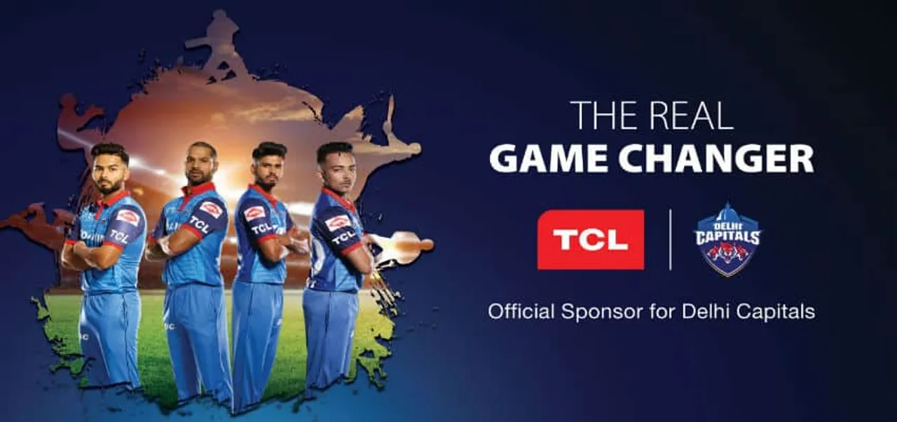 TCL Electronics Announced Partnership with IPL’s Delhi Capitals to build on their proven track record as game-changers