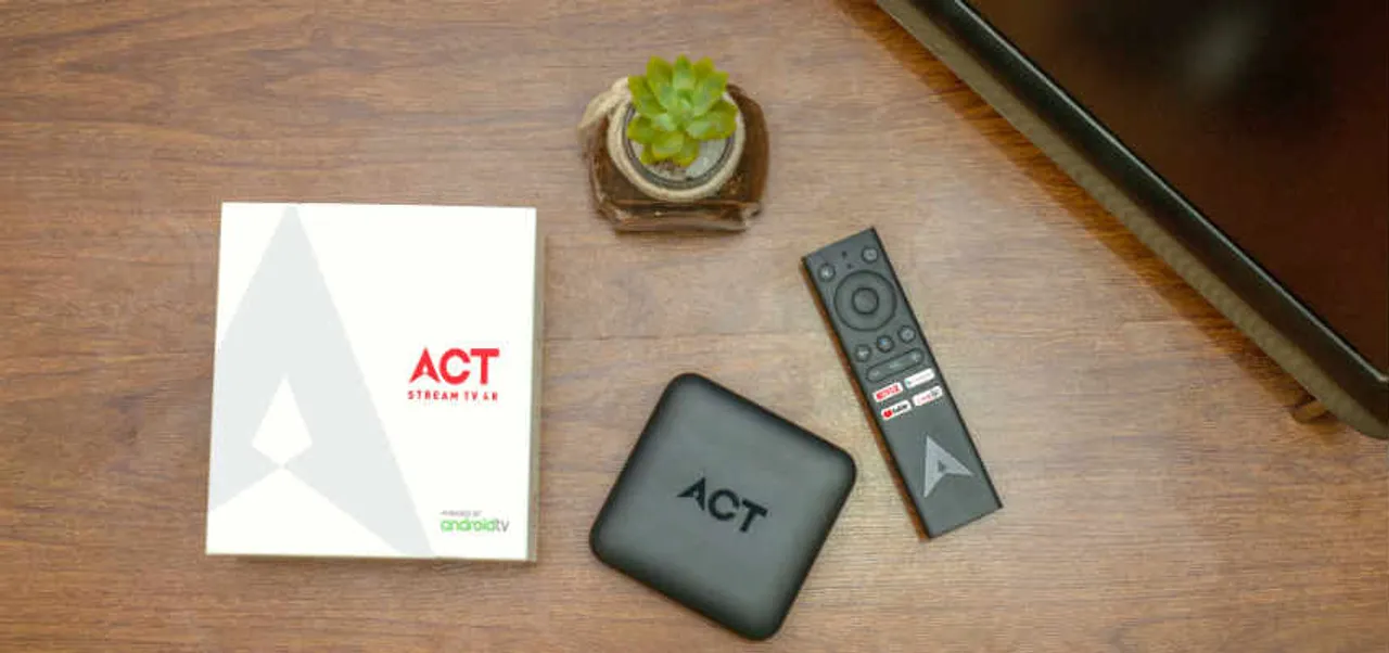 ACT Fibernet's OTT streaming tv box