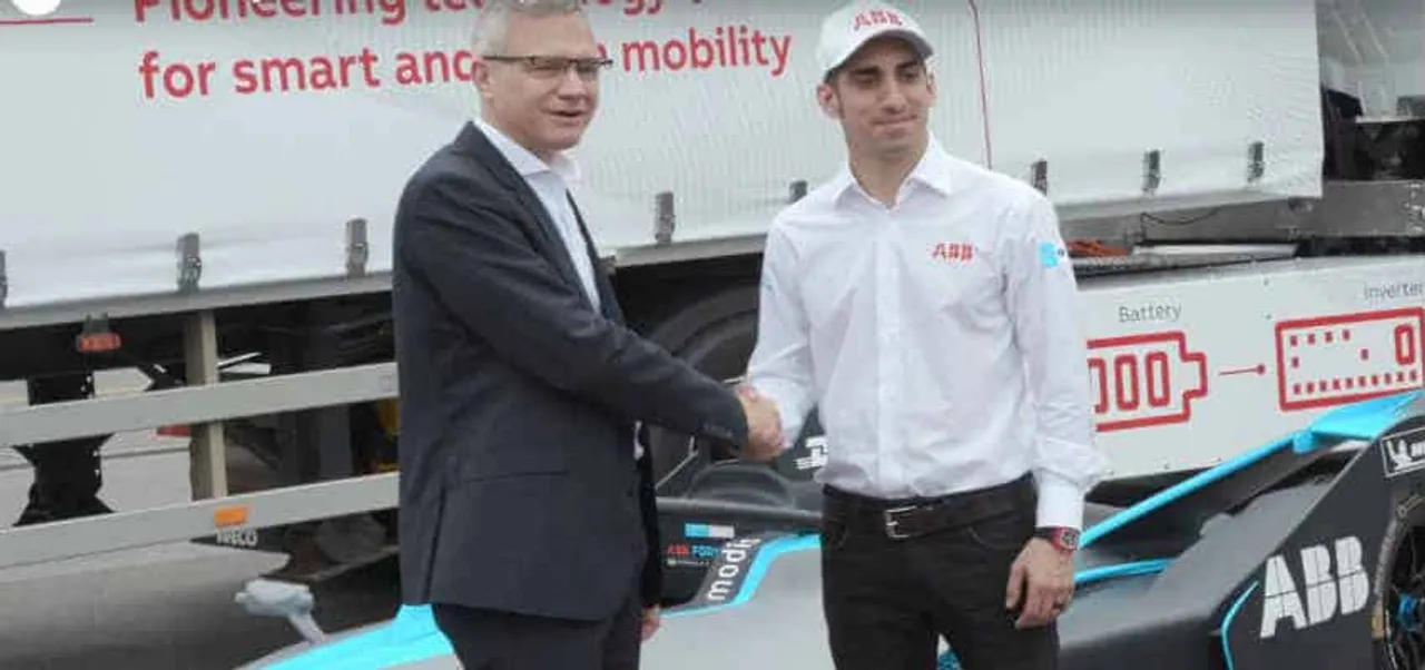 ABB showcased electric truck