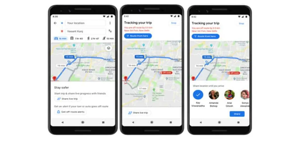 Google Maps launches Stay Safer Feature