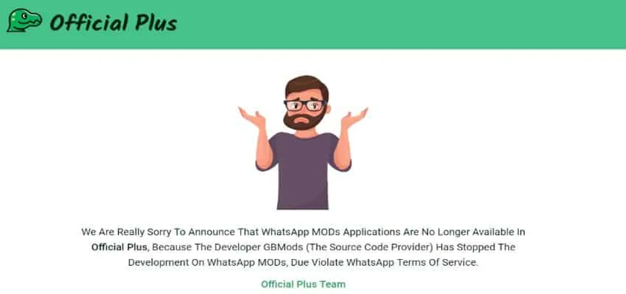 GB WhatsApp - Official Plus shut off WhatsApp MOD