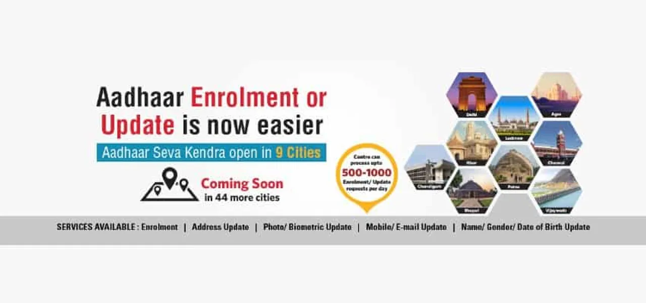 Aadhaar Card Enrolment and Update center