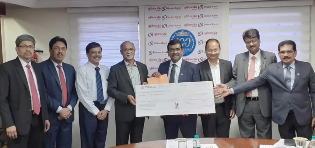 Union Bank Social Foundation receives Donation from Institute of Banking Personnel Selection, Mumbai