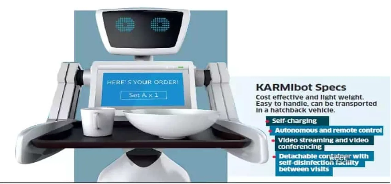 Karmi bot: Artificial Intelligence to work in isolation wards in India