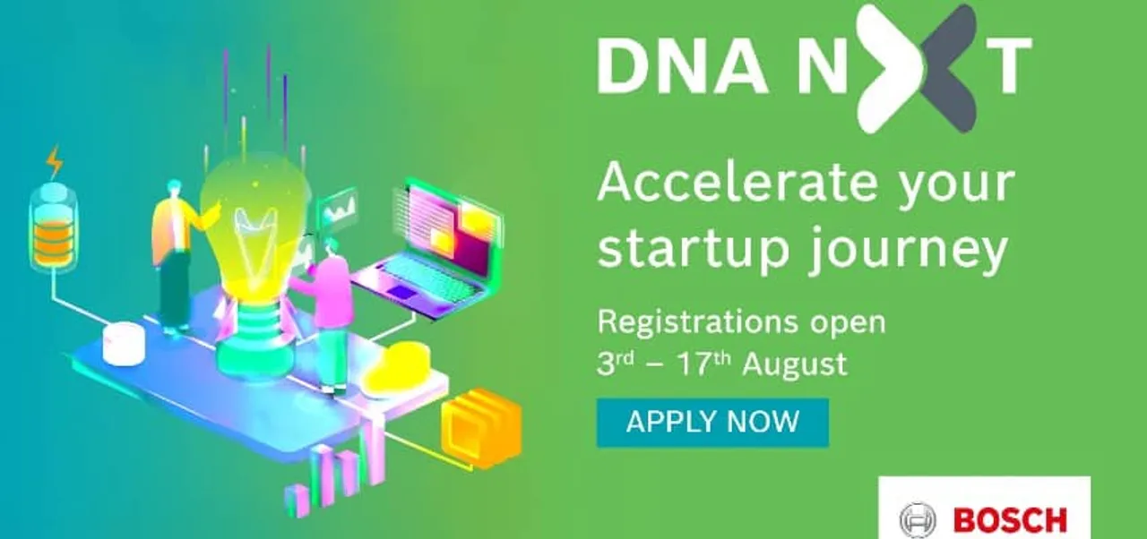 Accelerate your StartUp Journey with Bosch DNA 32-week program with StartUp India