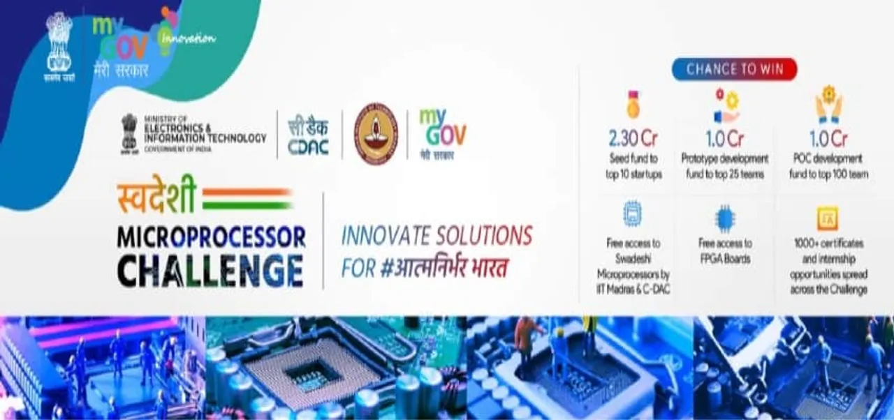 MeitY launches the Swadeshi Microprocessor Challenge; Participants to make solutions using processors built by IIT Madras and CDAC