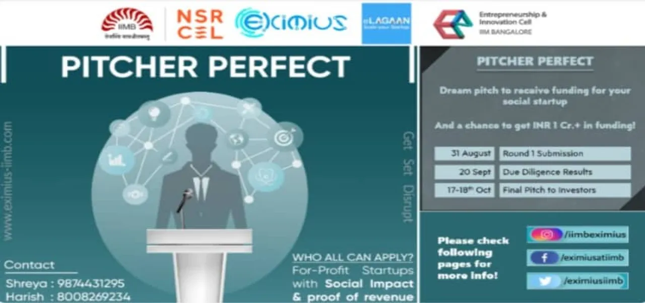 StartUp India and IIM Bangalore Invite Social or Environmental Ideas for Pitcher Perfect Season 3