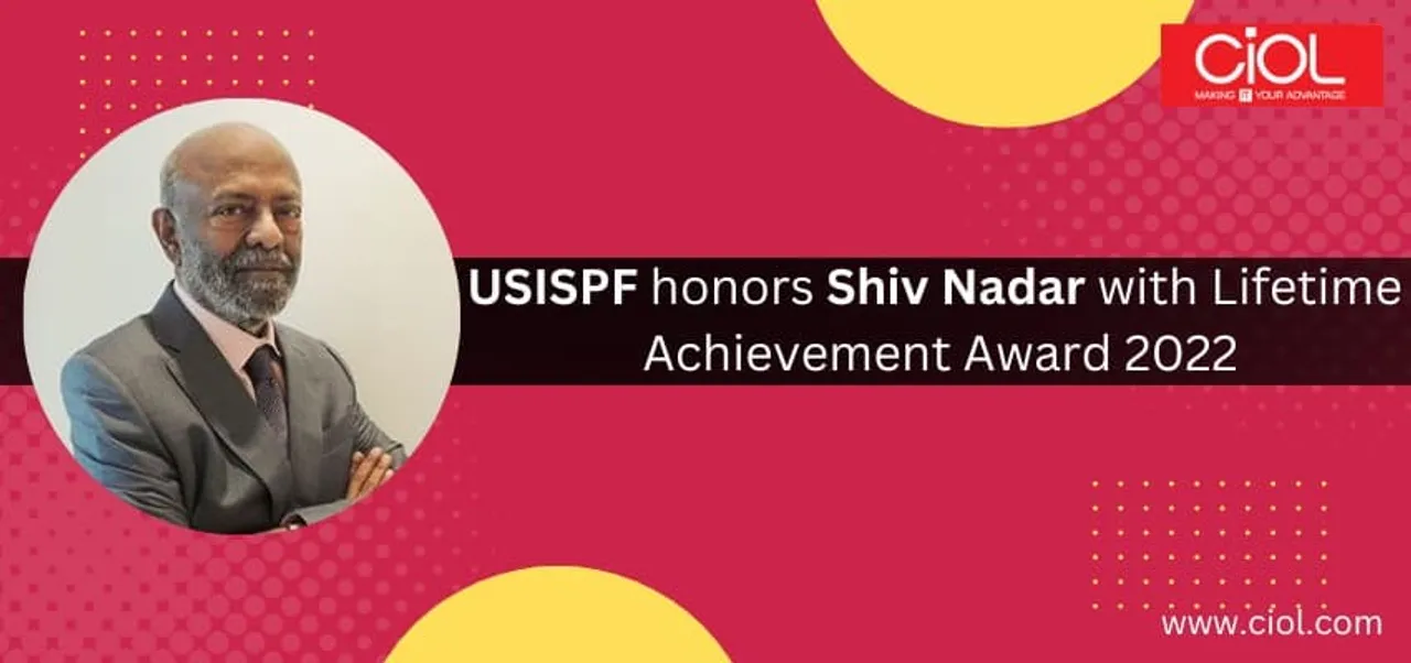 USISPF honors Shiv Nadar with Lifetime Achievement Award 2022