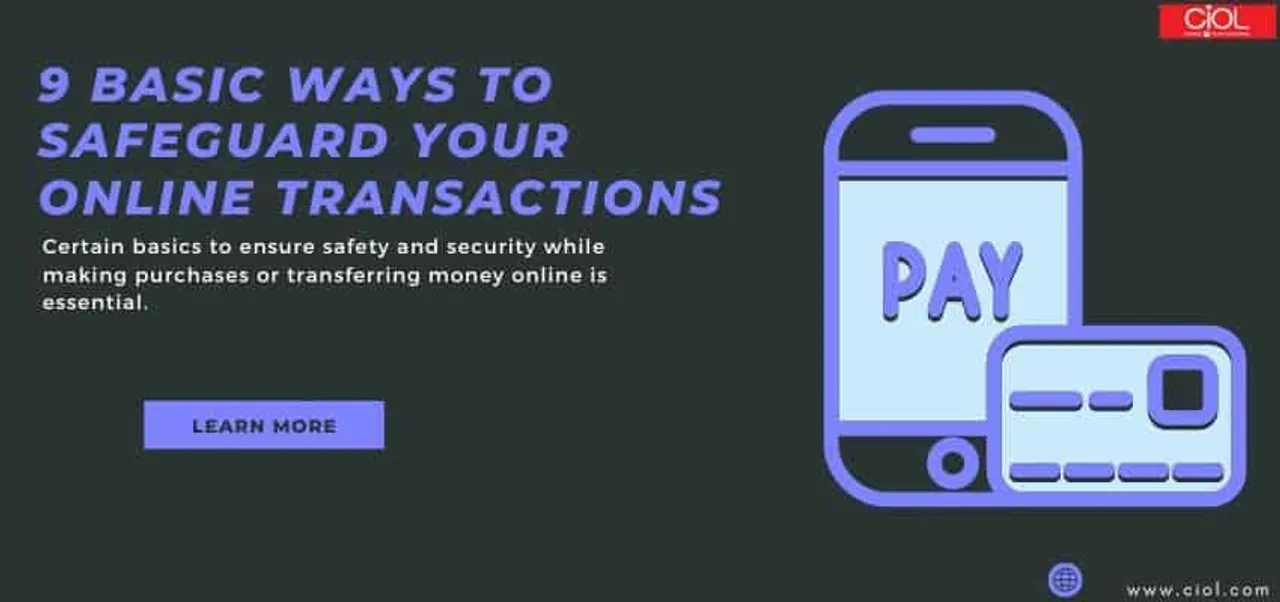 9 Basic Ways to Safeguard Your Online Transactions