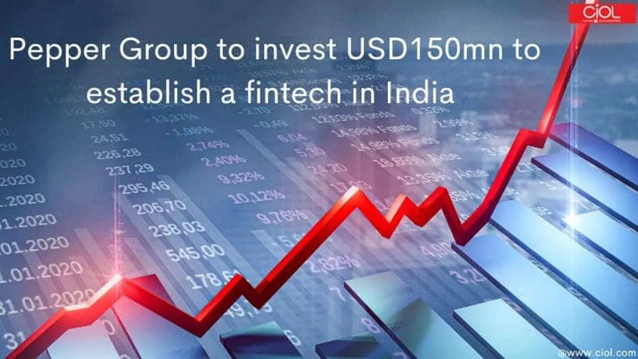 Pepper Group to invest USD150mn to establish a fintech in India under its Pepper Money brand