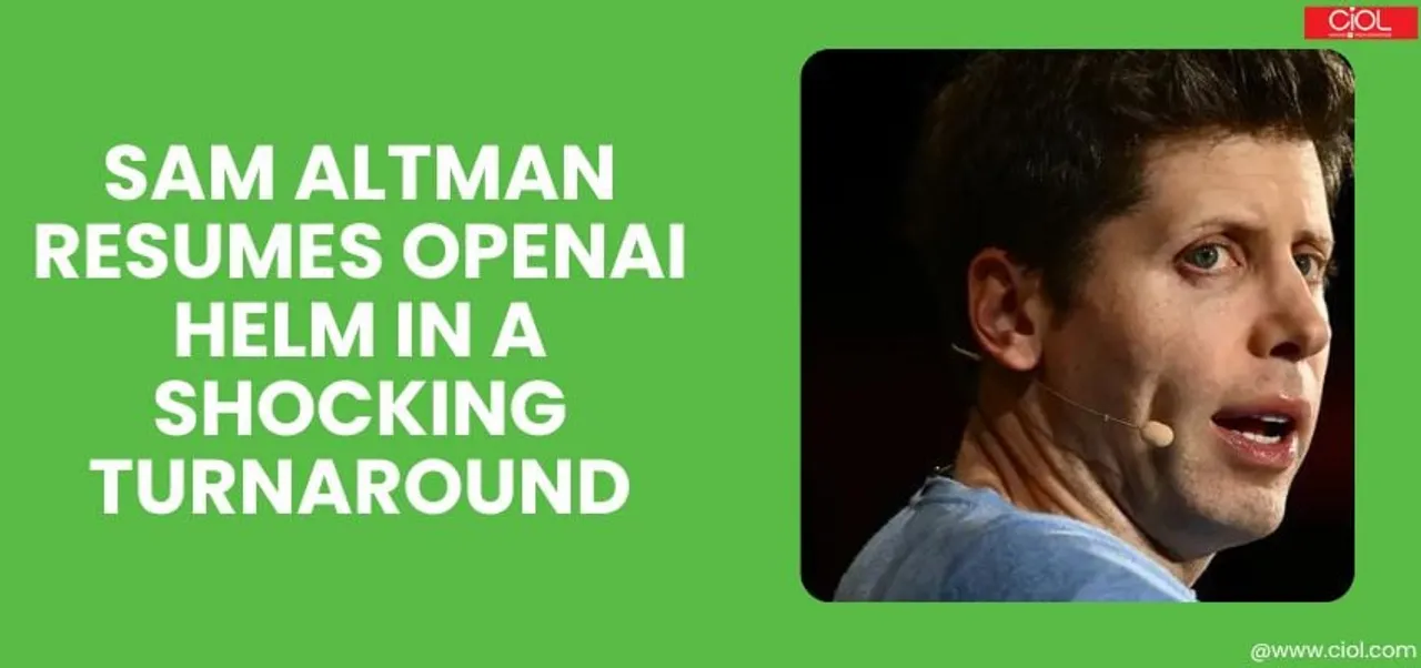 Sam Altman returns back to OpenAI