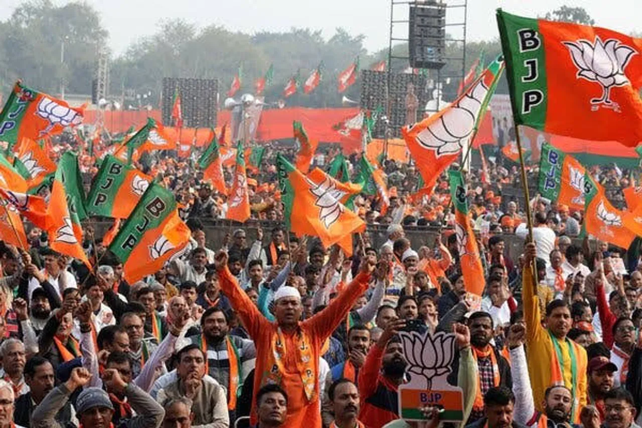 BJP Wins massive victoy in Delhi Assembly Elections; Set to form goverment