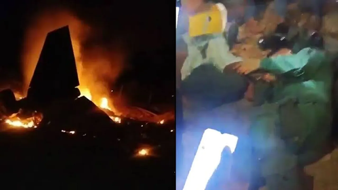 Indian Air Force’s Jaguar fighter plane with two pilots onboard crashes near Jamnagar