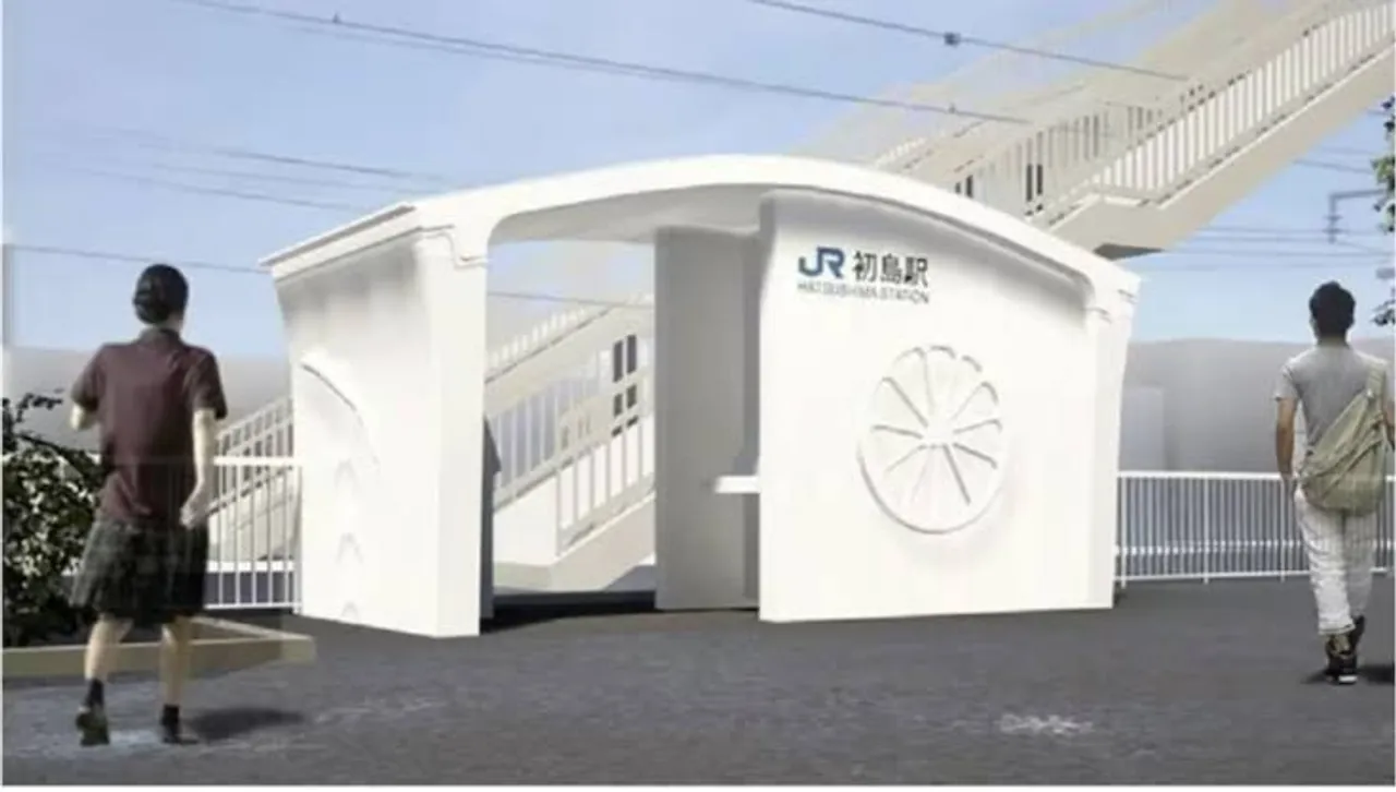 World's first 3D-Printed Railway Station built In Japan in just 6 Hours