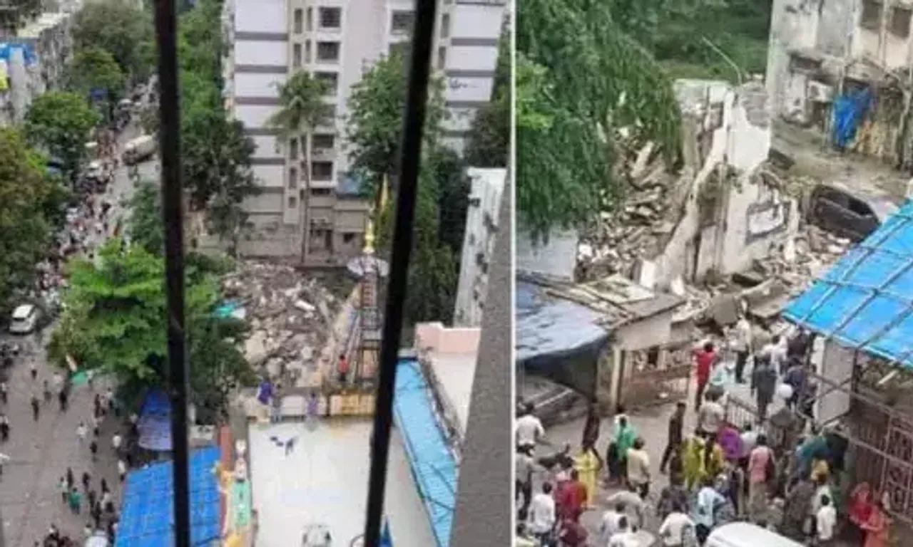 4-storey building in Mumbai's Borivali West collapses; no casualties reported