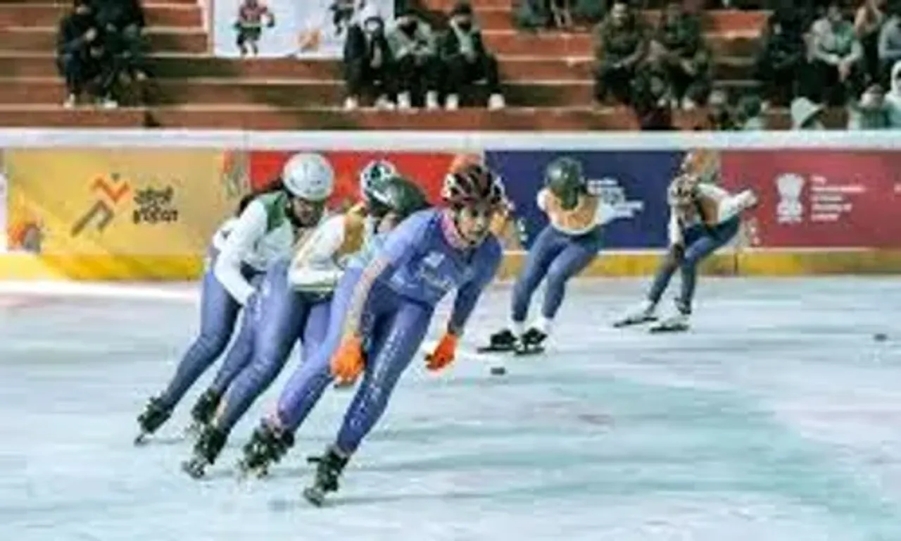 Khelo India Winter Games 2024: Karnataka tops in medal tally in Short track Ice Skating