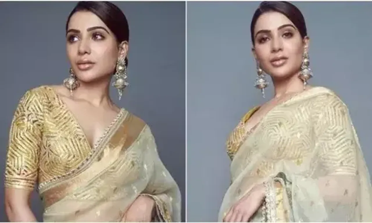 Samantha Ruth Prabhu in Rs1 lakh hand-painted saree lays wedding fashion cues