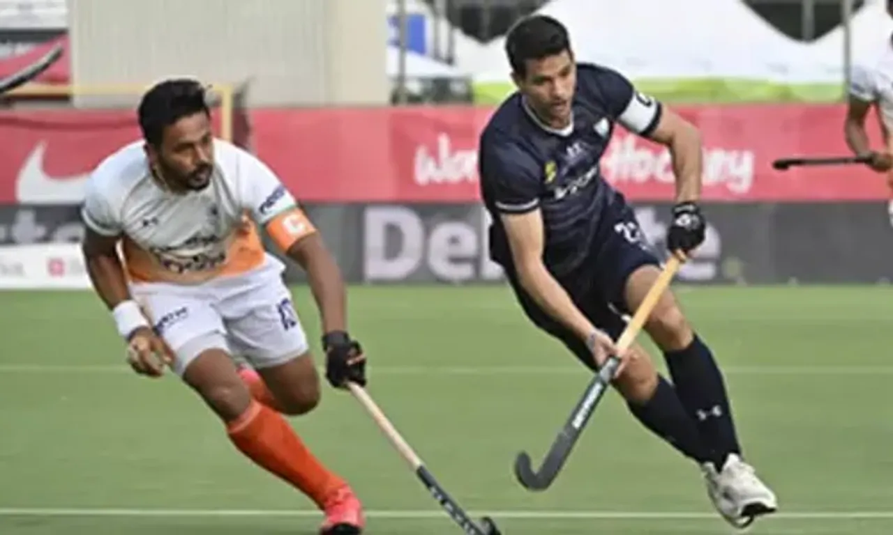 India defeats Argentina 5-4 in their fourth match of European Leg of FIH Hockey Pro League at Antwerp in Belgium