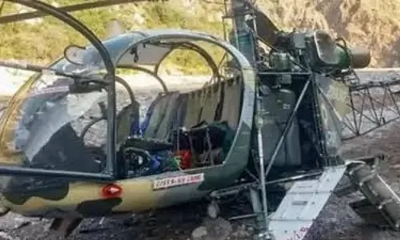 Army chopper crashes in Arunachal Pradesh